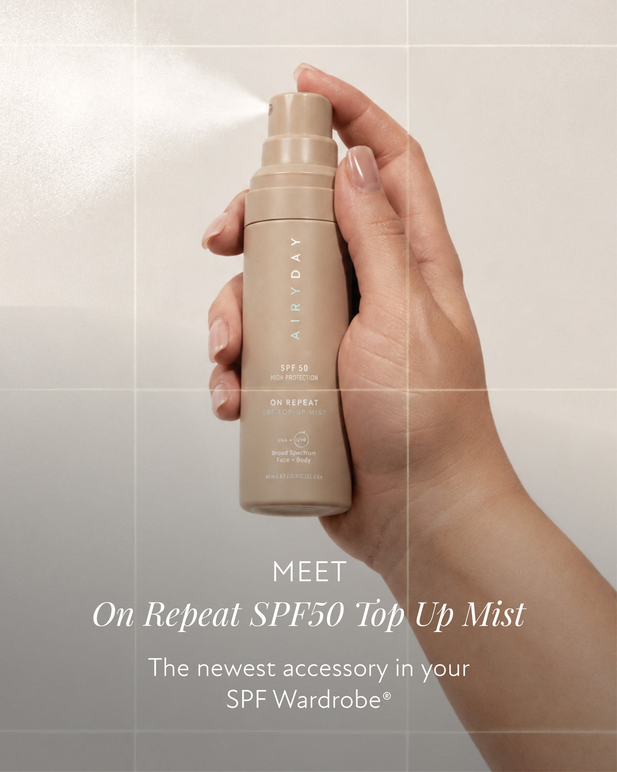 On Repeat SPF50 Top-Up Mist