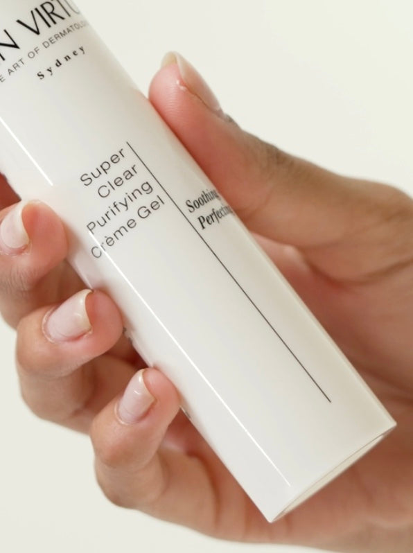 Super Clear Purifying Crème Gel.